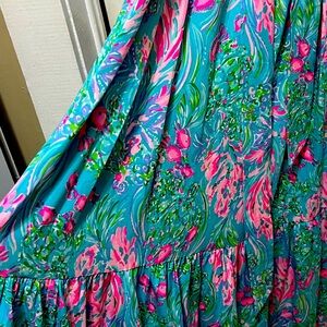 Lilly Pulitzer Maxi Dress Ladies Size M  EUC